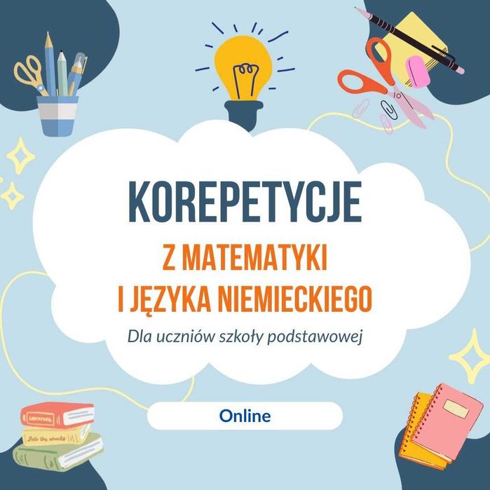 Korepetycje - matematyka i j. niemiecki - szkoła podstawowa