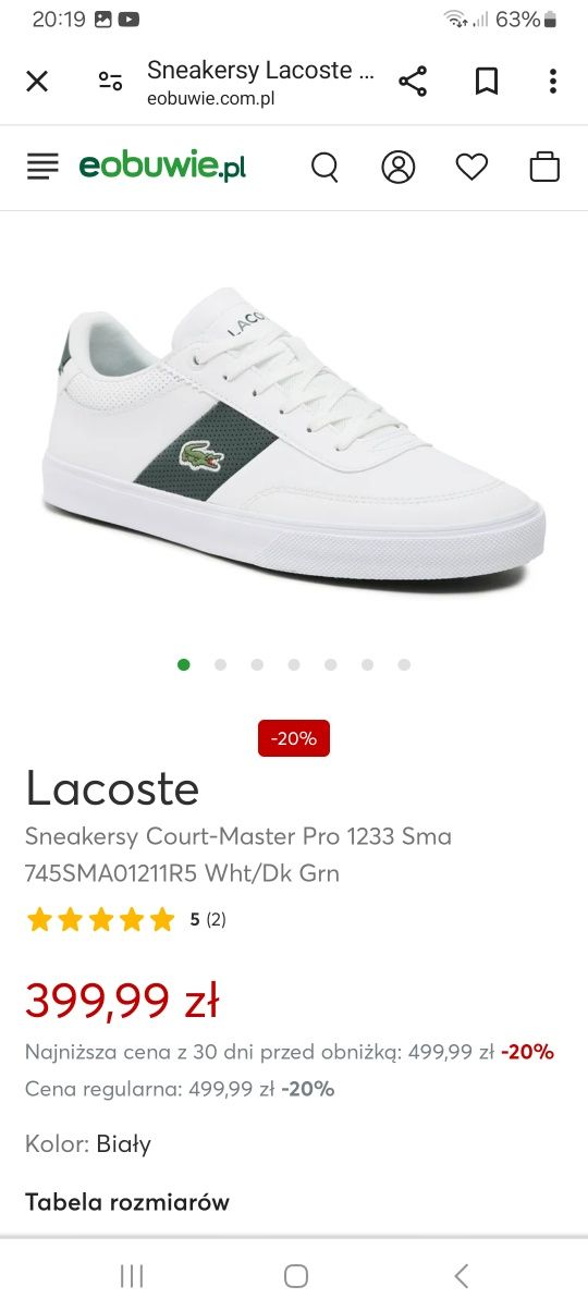 Buty męskie lacoste tommy nike adidas