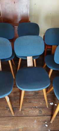 Krzesło krzesła vintage gięte Fameg nr 5287 Radomsko PRL lata 70te