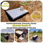 Szamba betonowe dwukomorowe Od 6m3 do 12m3 Wrocław Świdnica Syców