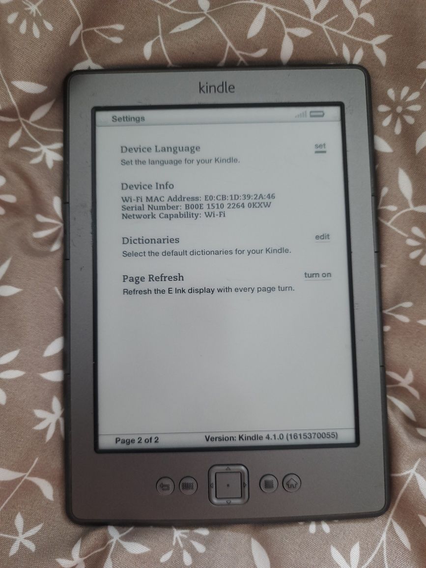 Kindle 4 покоління