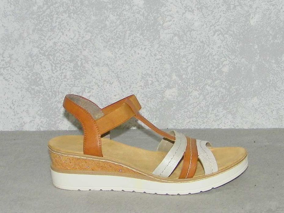 RIEKER Antistress - SANDAŁY LATO - rozm 41 - JAK NÓWKI !