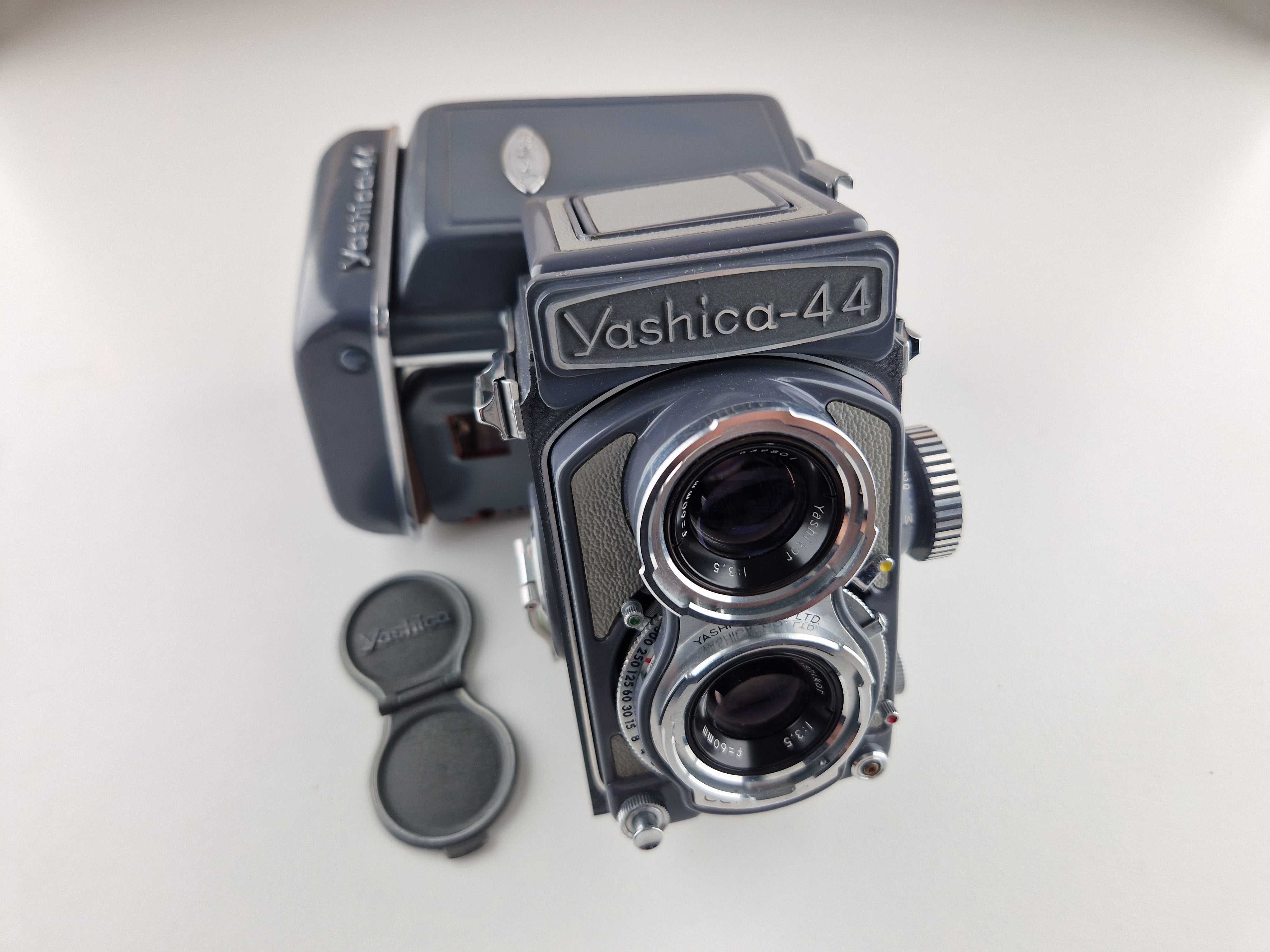 .Aparat Yashica 44  Yashikor 2x 60mm 1:3.5 - jedyny, fabrycznie nowy!