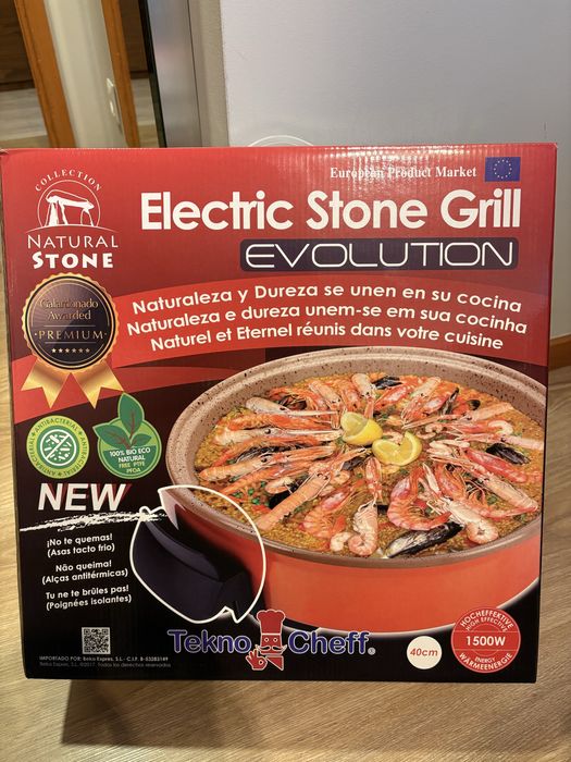 Grelhador de Pedra Elétrico NOVO
