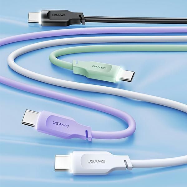 USAMS Kabel USB-C na USB-C 100W 1,2mPort Display Fast Charging  Lithe