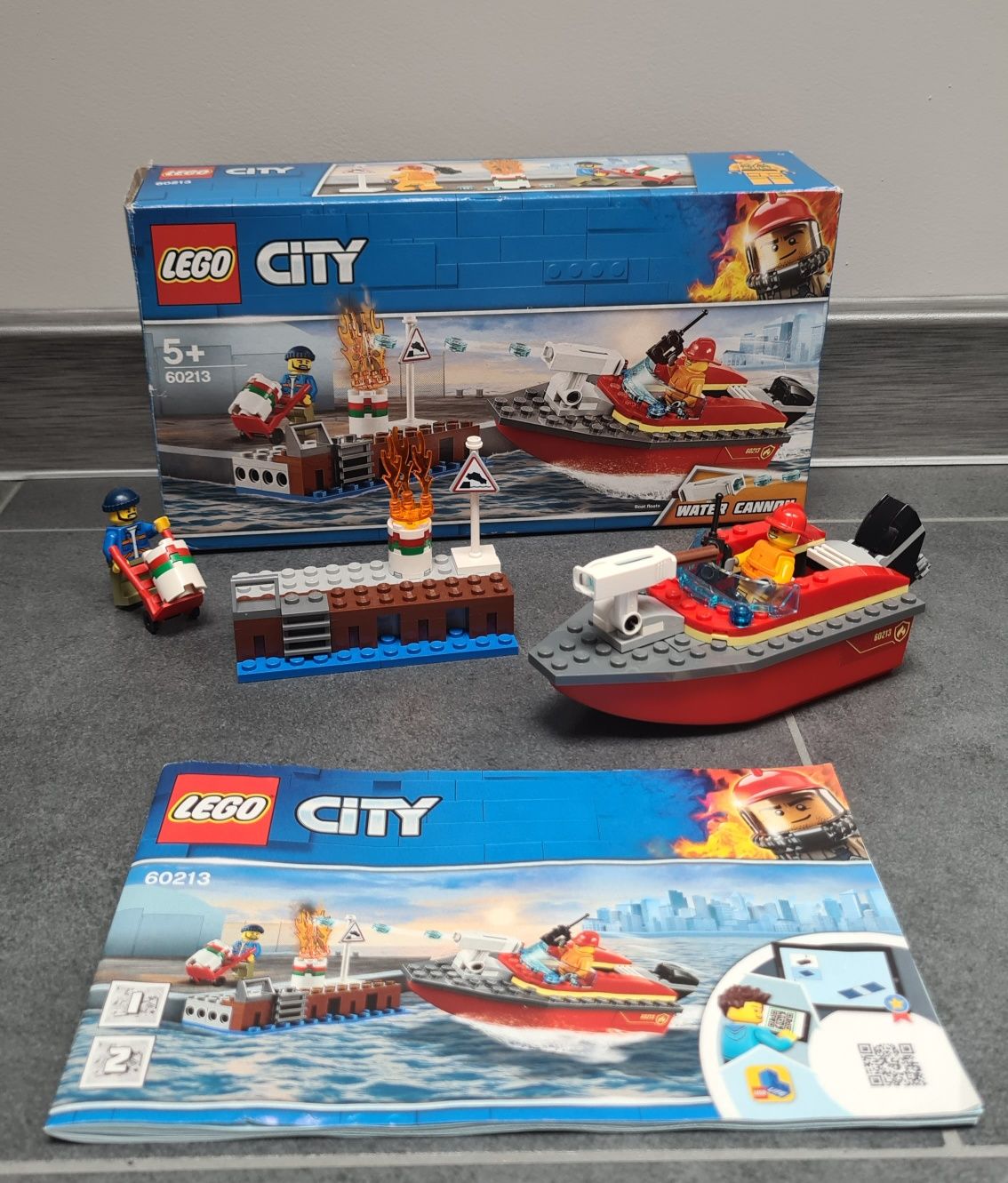 LEGO CITY Pożar w dokach