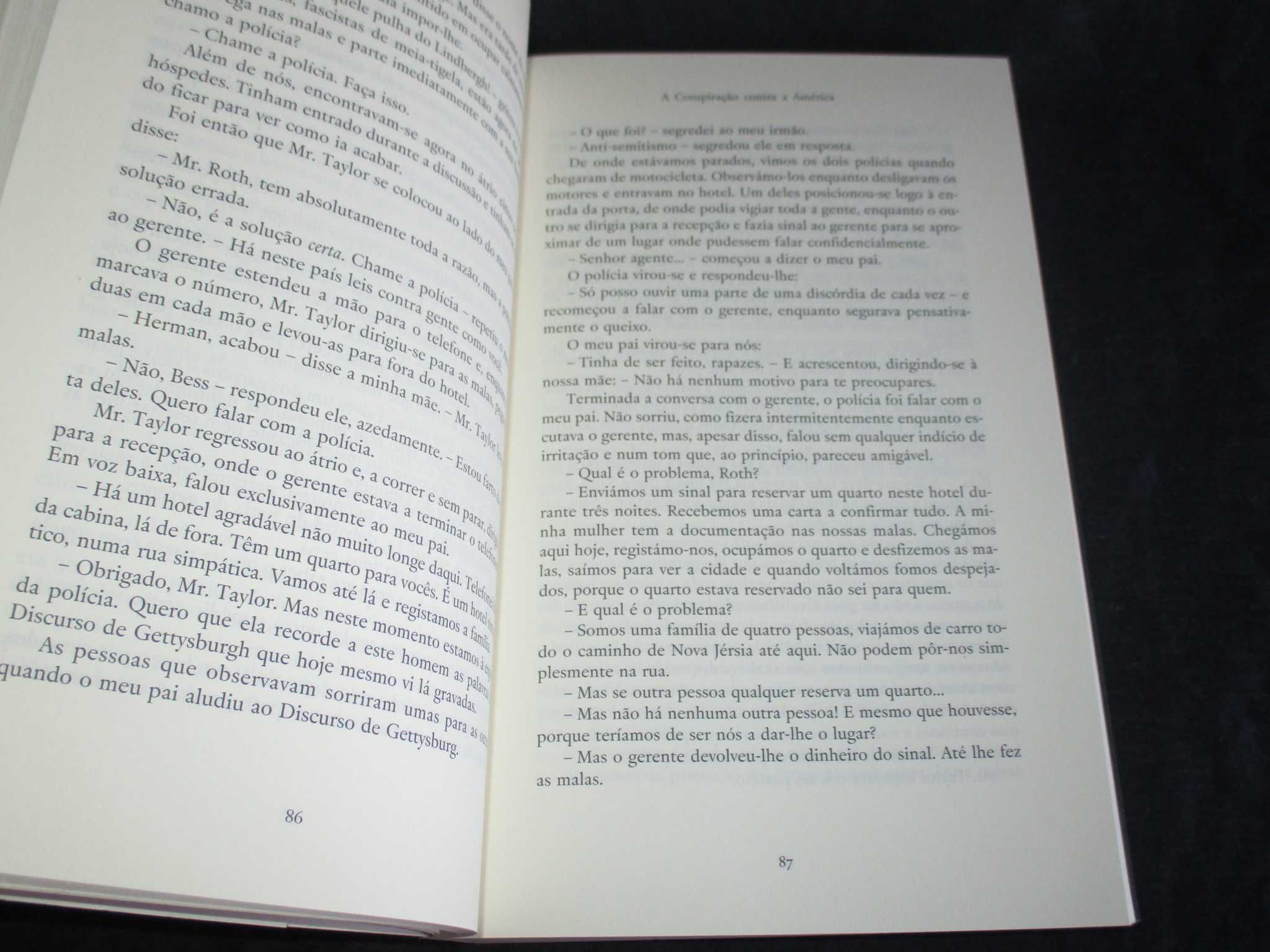 Livro A Conspiração contra a América Philip Roth
