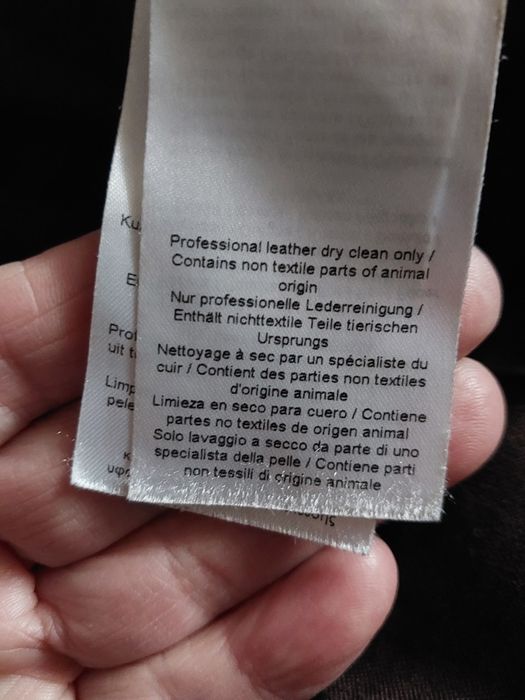 Skórzana kurtka męska !solid