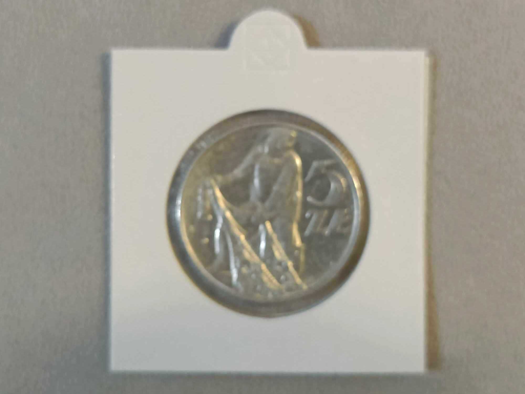 Moneta kolekcjonerska 5 złotych 1974r. Rybak