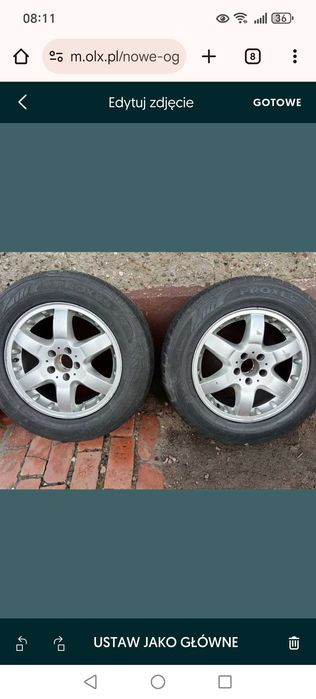 Felgi z oponami Mercedes w163 opony zimowe 275/55R17