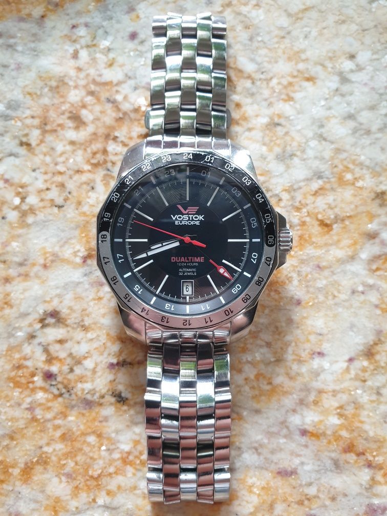 Vostok Europe VE, N1, Automatic, Dualtime, 100 m/10 Bar/10 Atm