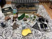 Terrarium 60x40x30 Zestaw