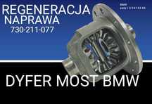 Regeneracja dyfer most bmw e87 E90 x1 3.23 3.38 3.45 3.64 3.73 3.91