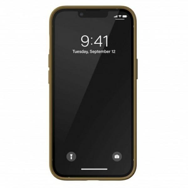 Pokrowiec Adidas OR Moulded PU na iPhone 13 Pro Max 6,7" Beżowo-Złoty