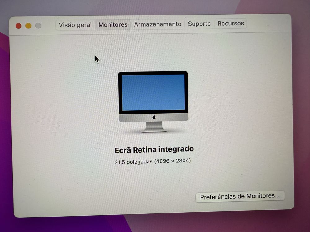 Apple Imac Retina 4K (Finais 2015) - 1 Tb disco