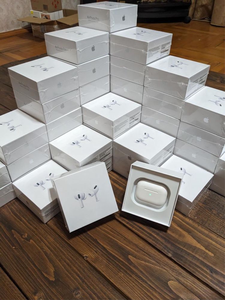 AirPods Pro 2 1 в 1 до оригіналу (картоннка ваночка)