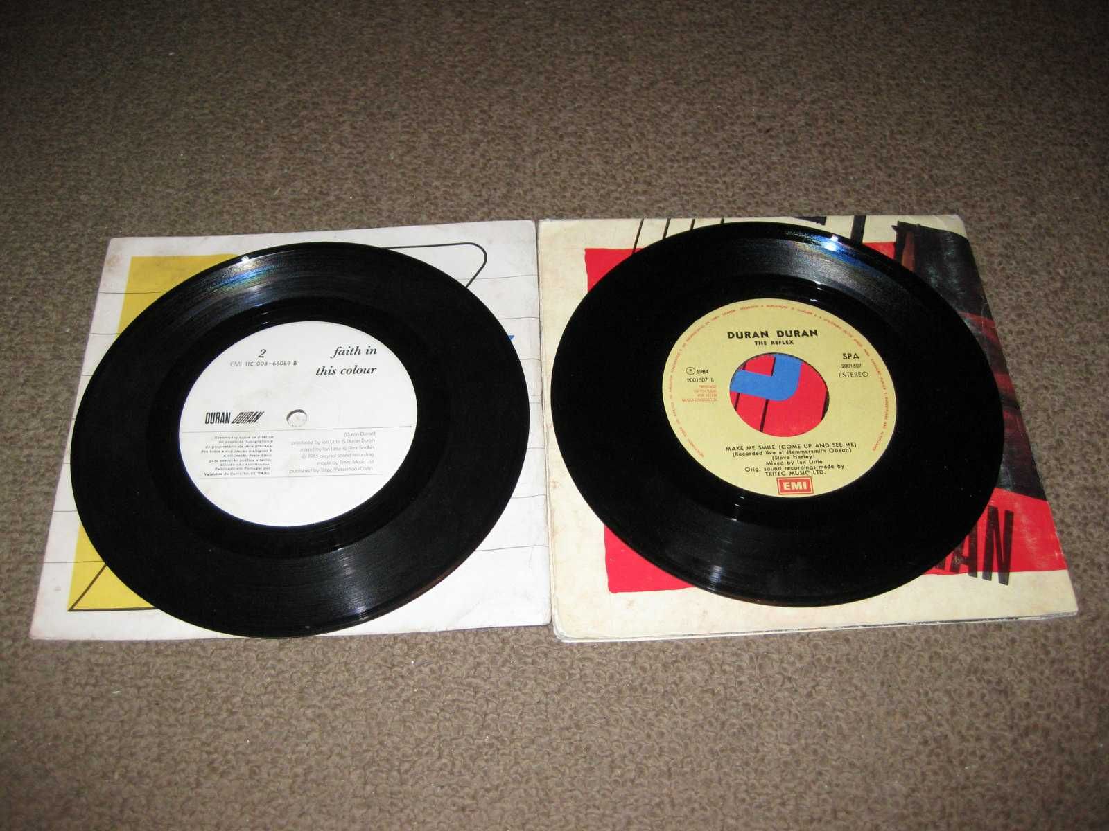 2 Discos em Vinil Single 45 rpm dos Duran Duran