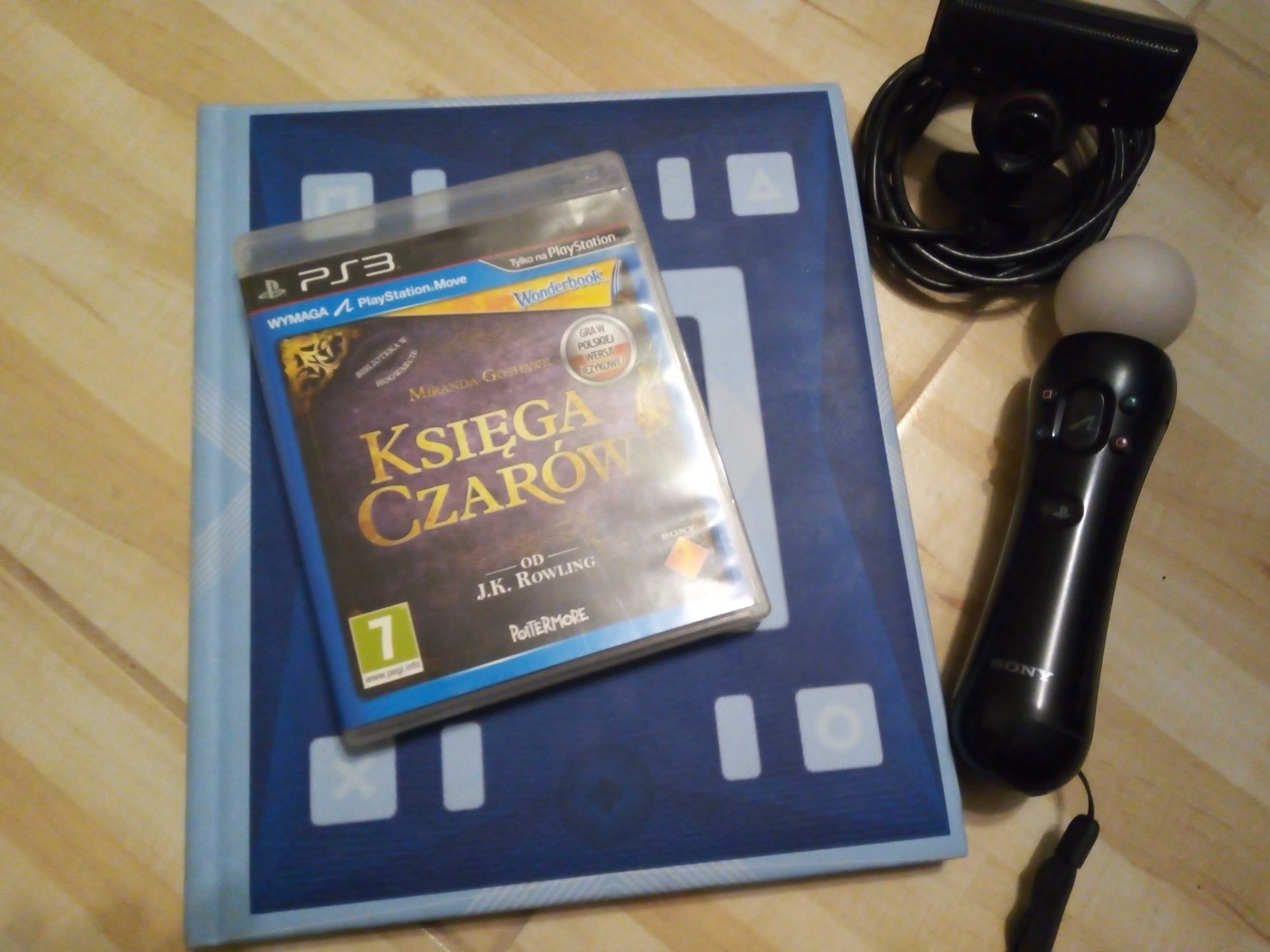 PS3 Księga Czarów + move + kamera + Wonderbook