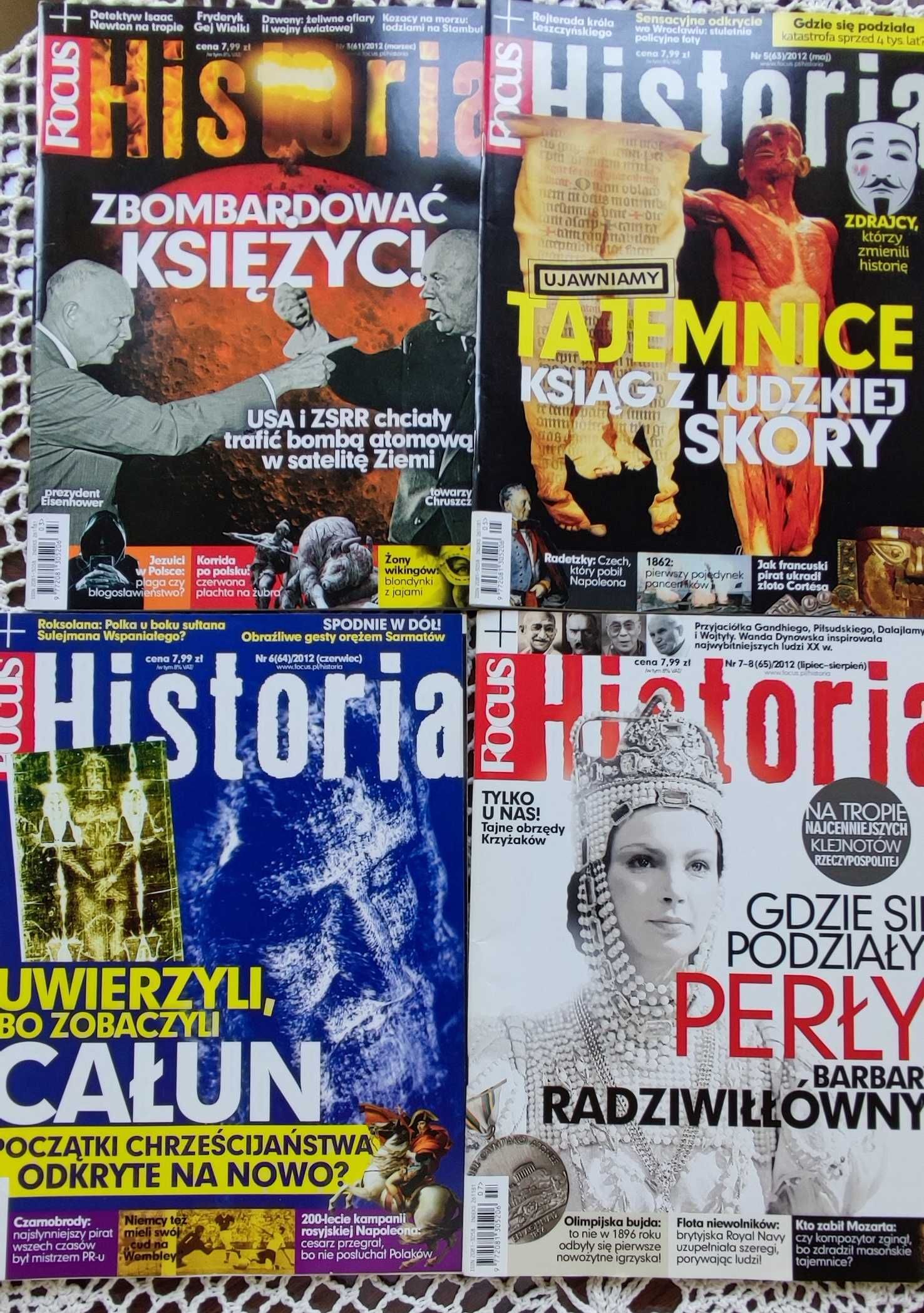 Gazeta Focus Historia  numery 3,5-12 z 2012