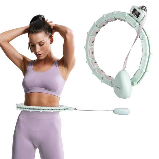 Hula hop z magnesami i obciążeniem inSPORTline Weight Hoop Feel 69-108