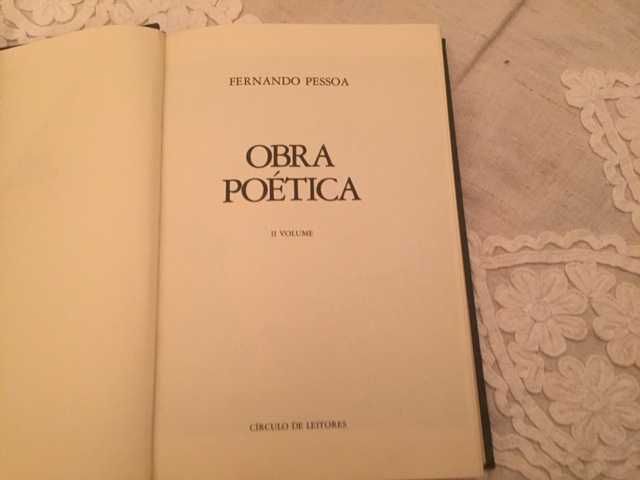 Livros " Obra Poética" Fernando Pessoa