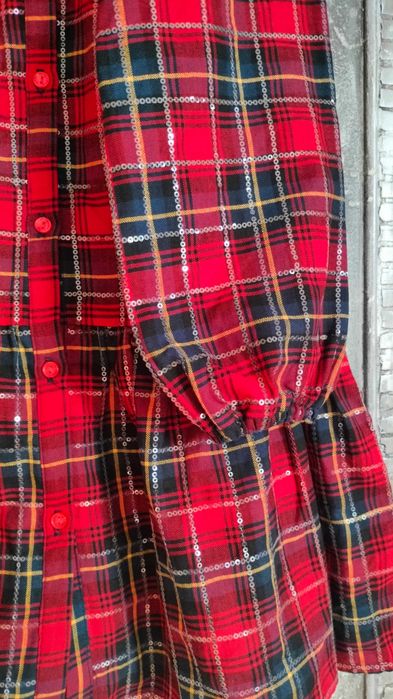 Reserved 146 sukienka w kratkę