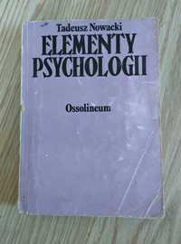 Tadeusz Nowacki - "Elementy psychologii. Ossolineum"