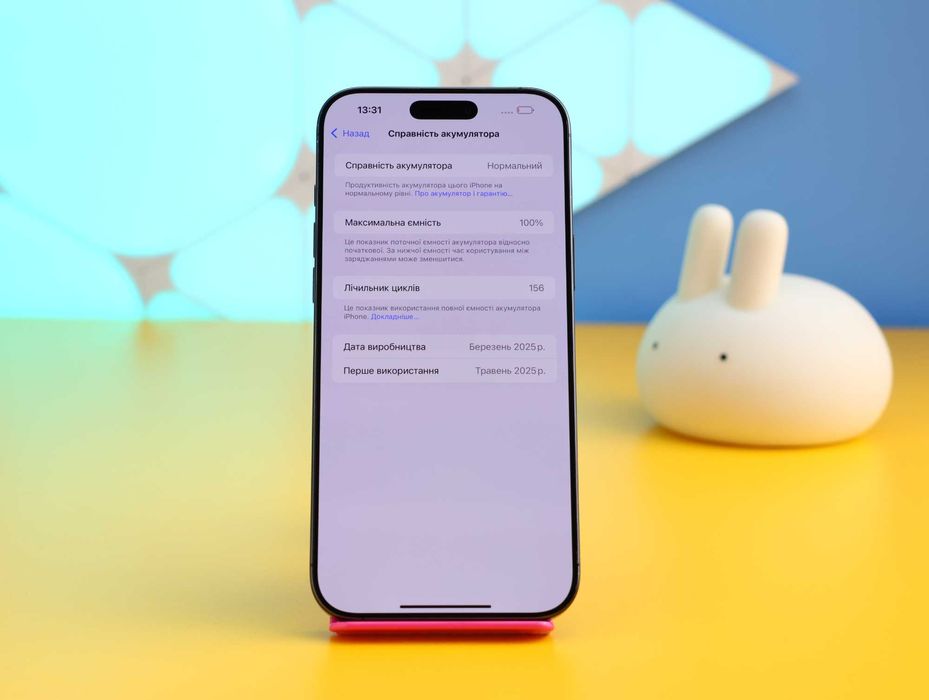Смартфон Apple iPhone 16 Pro Max 256GB Black (151382) Б/У З ГАРАНТІЄЮ