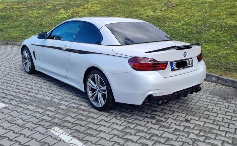 Spoiler lotka ala M4 F33 F83 CABRIO CZARNY POŁYSK /  CARBON