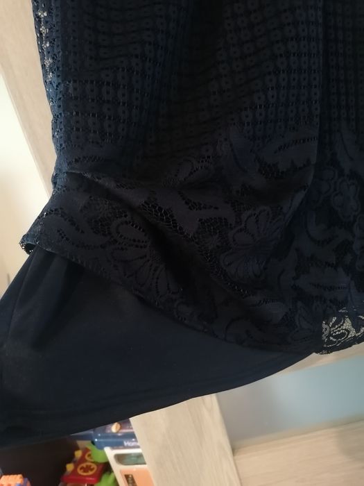 Sukienka granat koronka Atmosphere