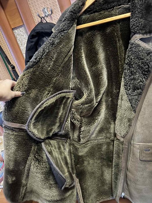 натуральная мужская дубленка