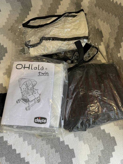 Коляска для двійні OHlala Twin в ідеальному стані