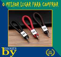 Porta chaves Toyota Jovem Requinte Preto Castanha Encarando Creme