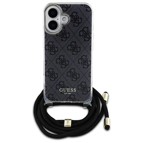 Guess GUHCP16SHC4SEK iPhone 16/6.1" czarny/black hardcase Crossbody Co