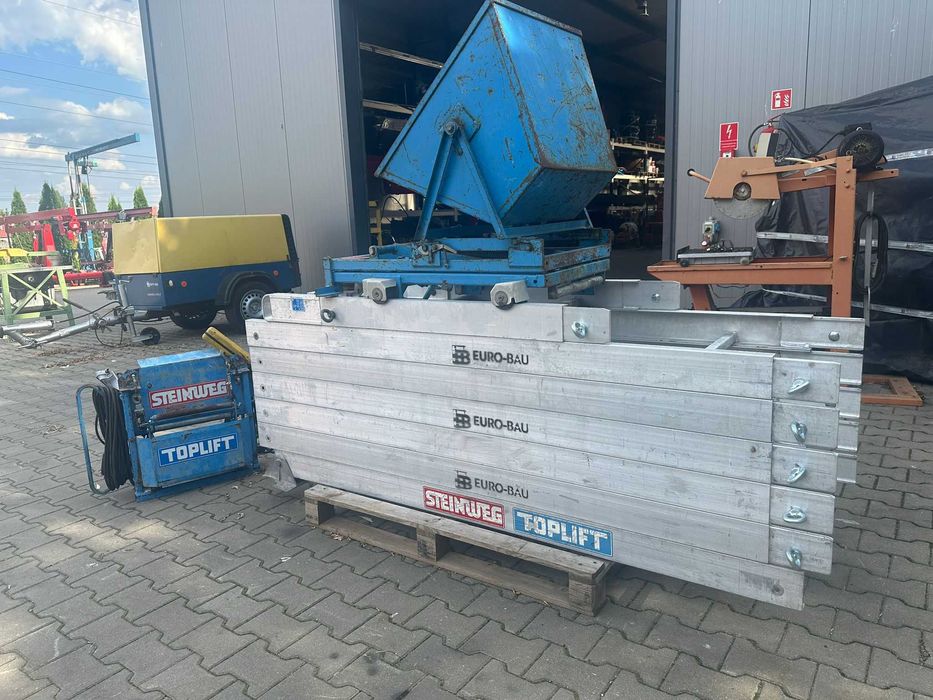 Winda dekarska drabina Steinweg 13-22m Bocker wciągarka podnośnik Nr25