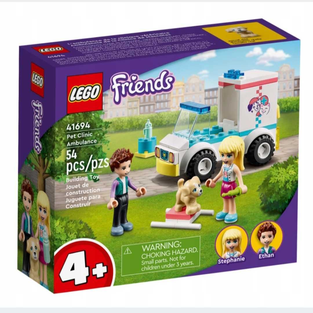 Wyprzedaż! Lego Friends Karetka kliniki dla zwierząt 41694