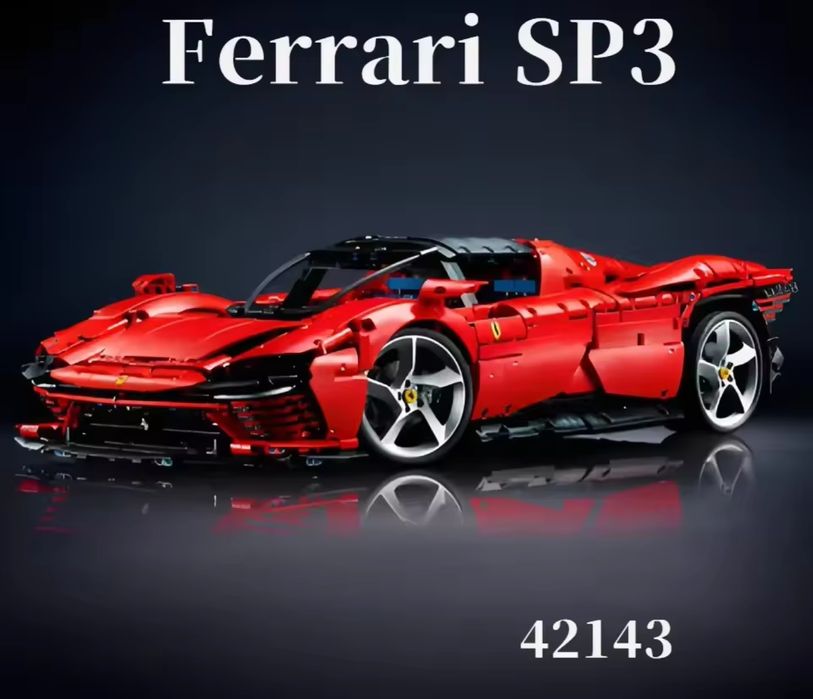 Акція 3+1 Конструктор Ferrari Daytona 3778 деталей Феррарі