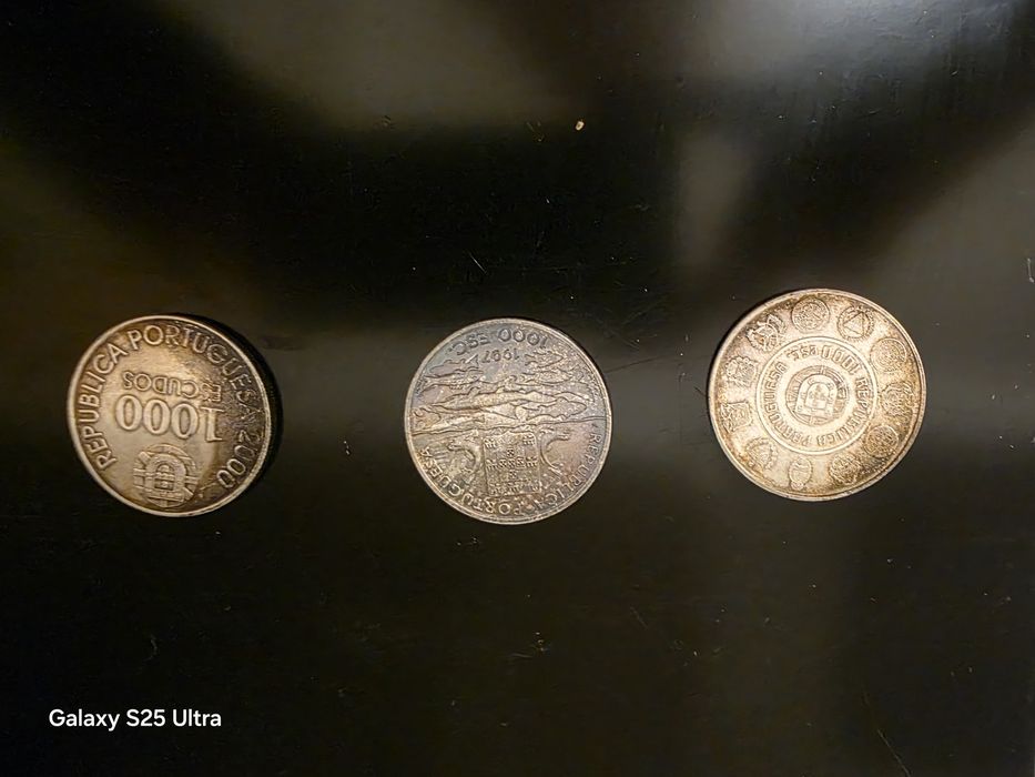 Moedas de prata de 1000 escudos