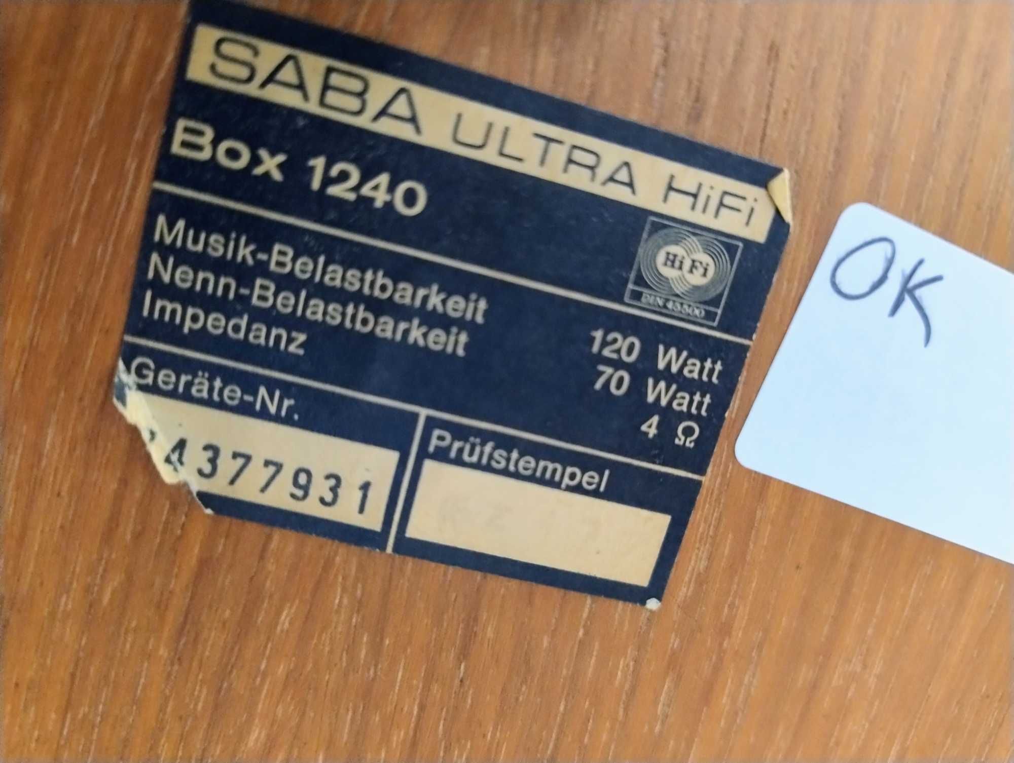 Saba Ultra HiFi box справжній вінтаж