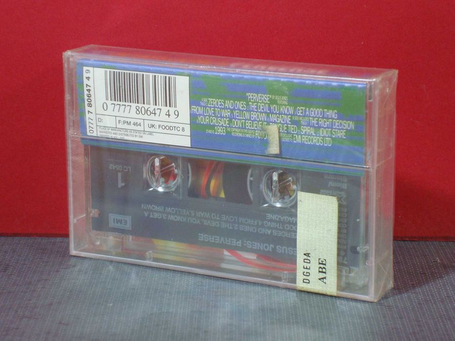 Jesus Jones ‎– Perverse / Cassete / Nova, Sealed