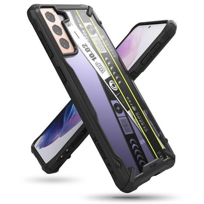 Etui Ringke Fusion X do Samsung Galaxy S21+ 5G - Czarny