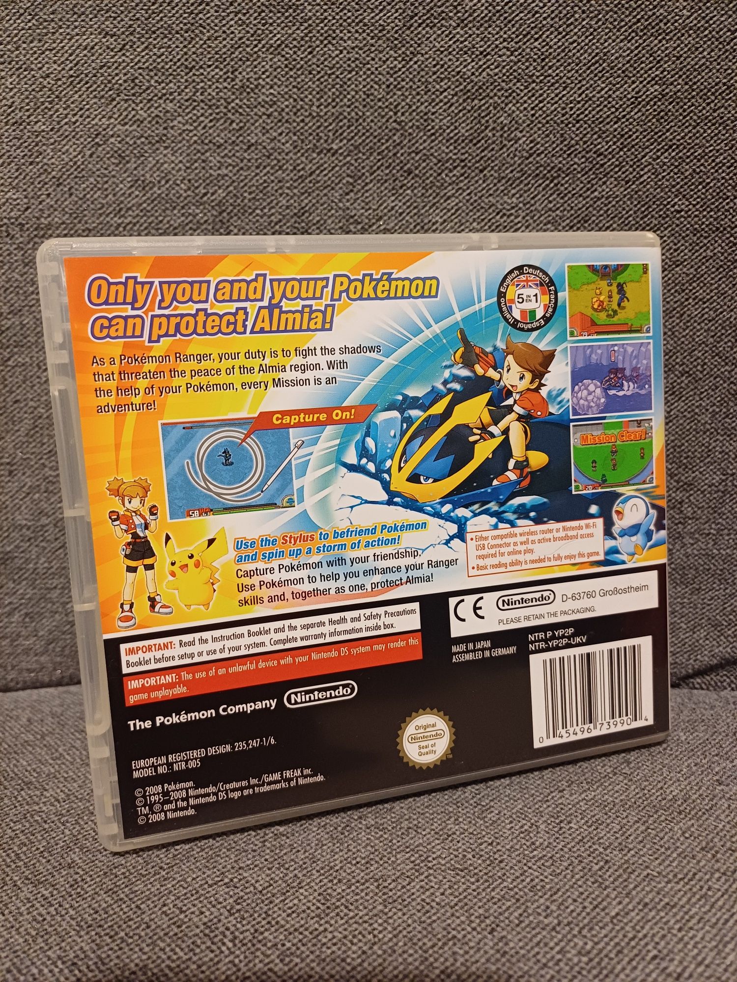 Pokemon Ranger Shadows of Almia Nintendo DS angielska