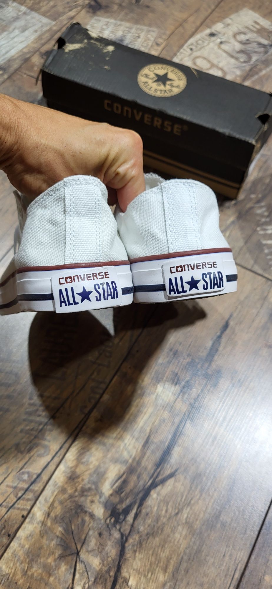 Converse białe trampki damskie unisex klasyk 40