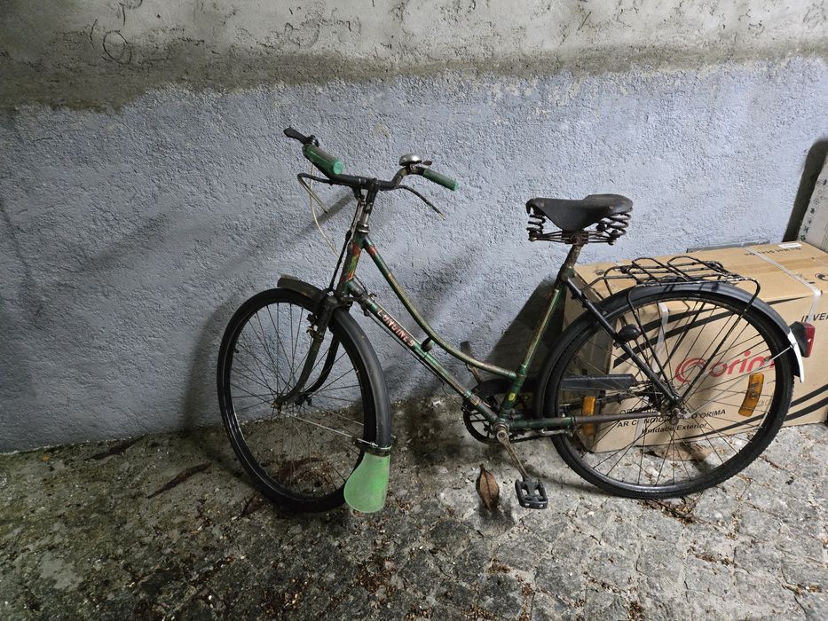 Biçicleta pasteleira com mudanças