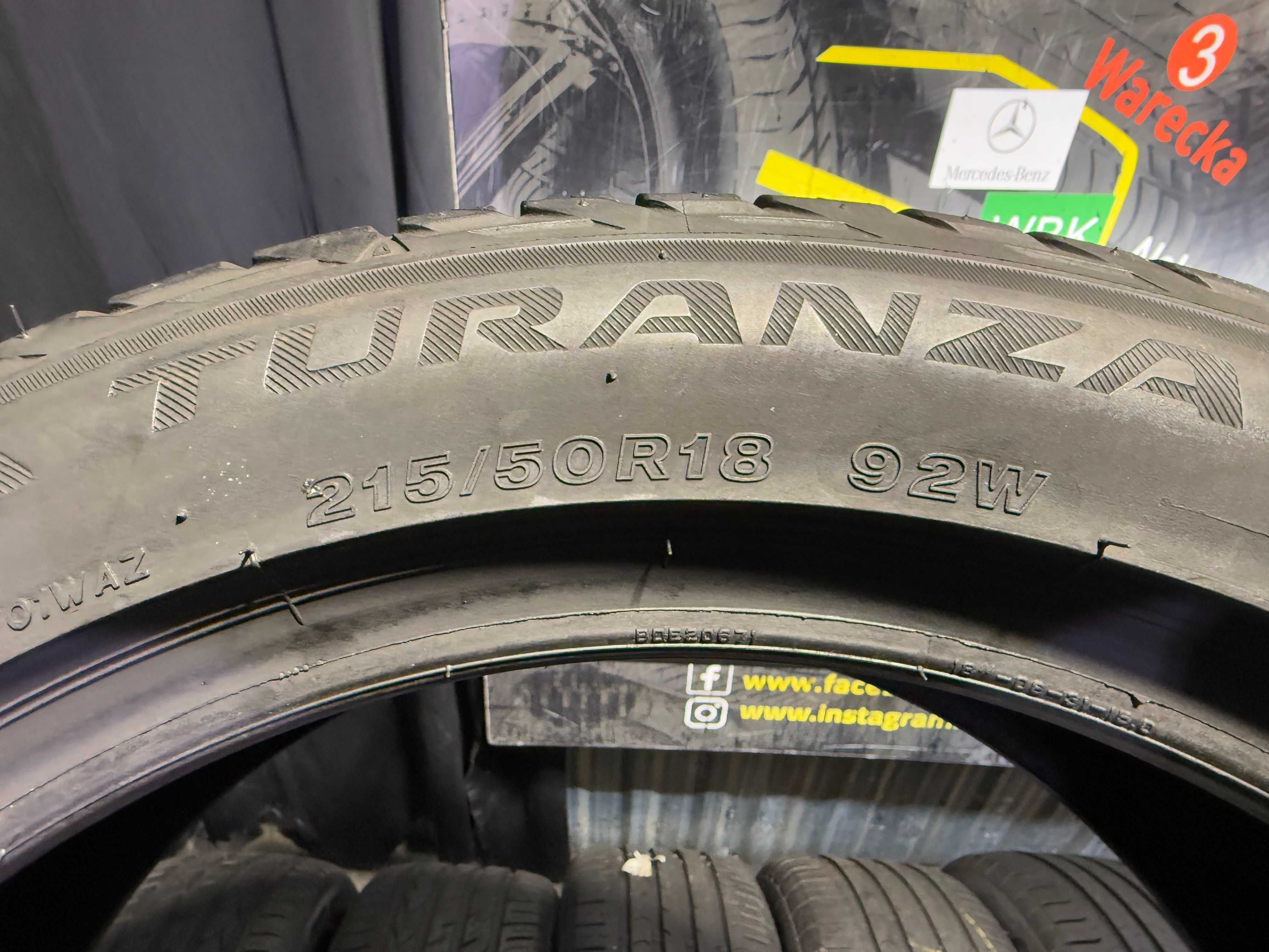 Opony Letnie 215/50/17 BRIDGESTONE TURANZA #822