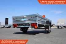 ZASŁAW 265RS 265x132x35 265 RS przyczepka samochodowa na resorach NOWA