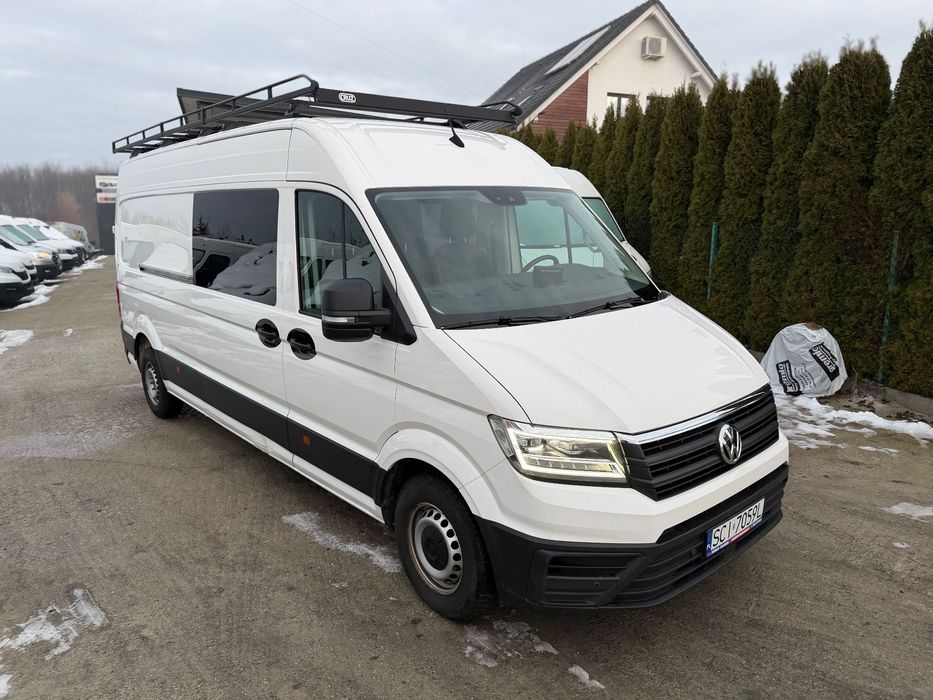 Volkswagen Crafter BRYGADÓWKA 7 OSOB  Bagaznik FULL POCJA KAMERY 360  Vw Crafter brygadówka 7 osób
