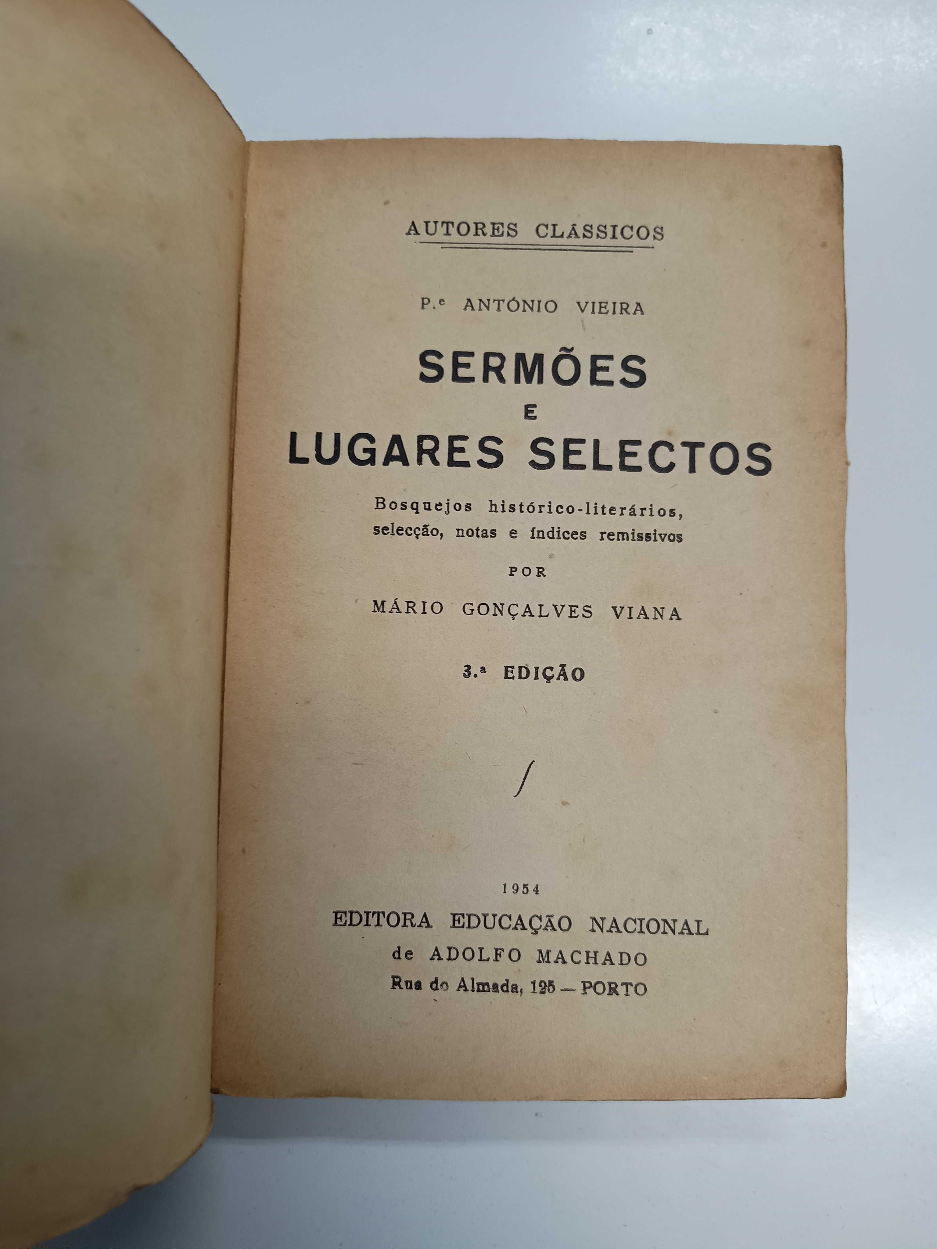 Sermões e Lugares Selectos, Padre António Vieira