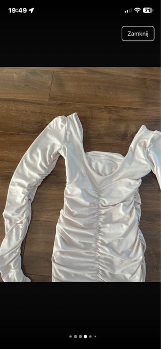 Kremowa sukienka oh polly