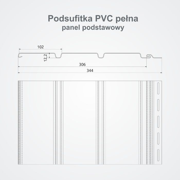 Podsufitka Podbitka dachowa PVC Budmat Dostawa w całej POLSCE!